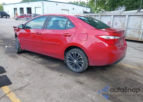 2014 Toyota Corolla S Plus z USA, uszkodzony, nr VIN 2T1BURHE5EC088591
